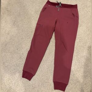FIGS Jogger Technical Scrub Pants, Dark Mauve